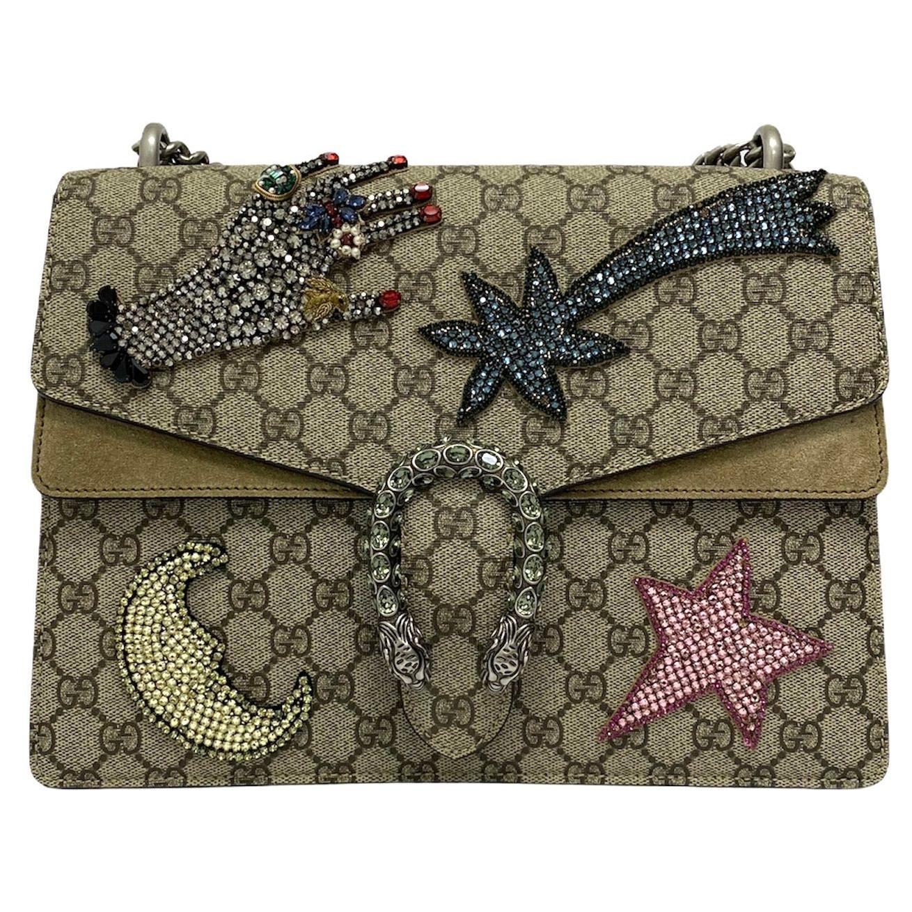 Gucci Beige Fabric Dionysus Bag