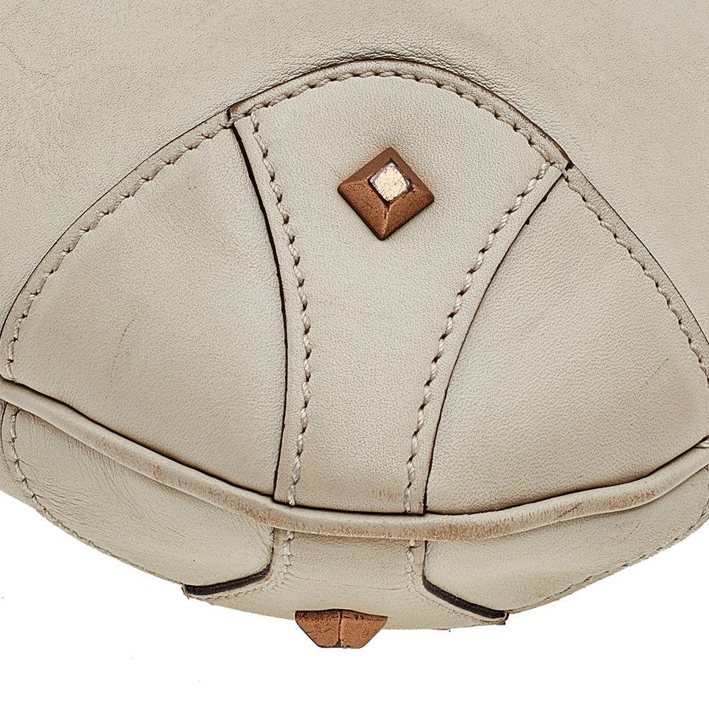 Gucci Beige GG Canvas And Leather Jackie Nailhead Hobo 4