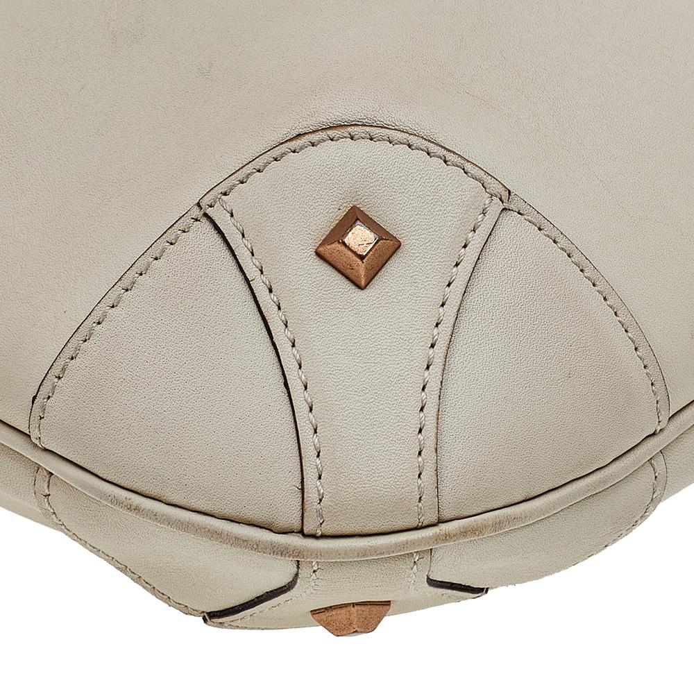 Gucci Beige GG Canvas And Leather Jackie Nailhead Hobo 5
