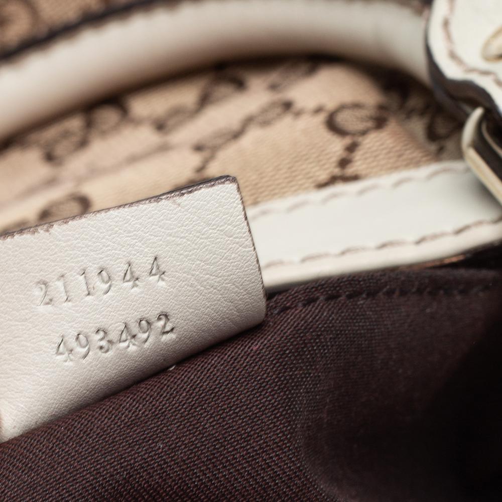Gucci Beige GG Canvas und Leder Medium Sukey Tote 6