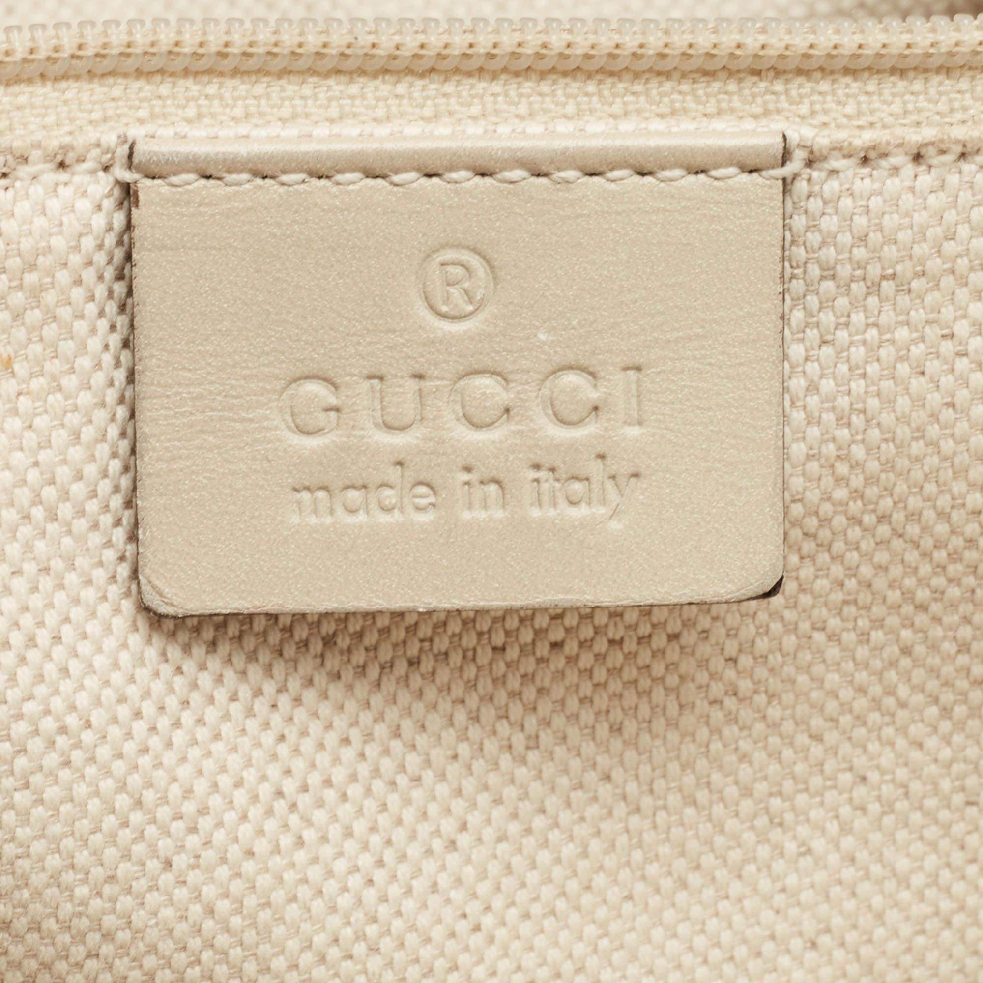 Gucci Beige GG Canvas and Leather Medium Sukey Tote 3