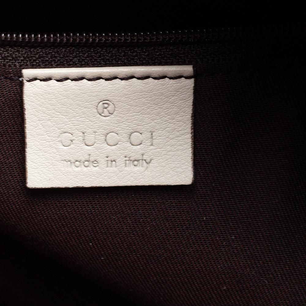 Gucci Beige GG Canvas und Leder Medium Sukey Tote 5
