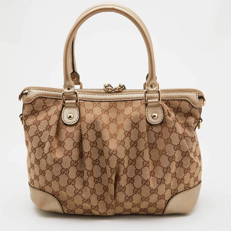 Gucci, Dionysus Mini Leather-trimmed Printed Coated-canvas Tote, Neutrals, One size