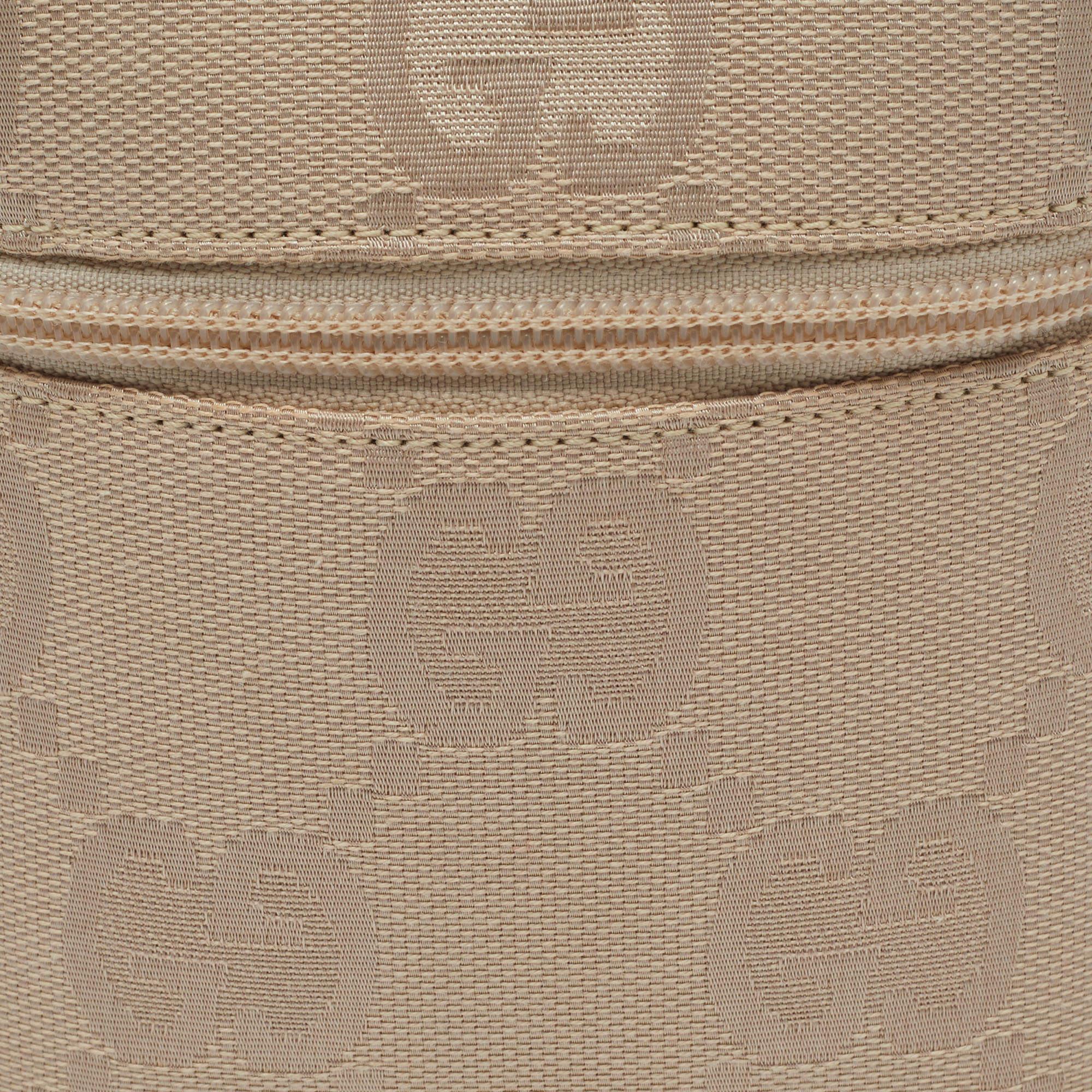 Women's Gucci Beige GG Canvas and Leather Vanity Bag