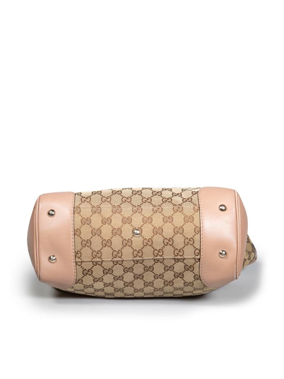 Women's Gucci Beige GG Canvas & Leather Mayfair Tote Bag