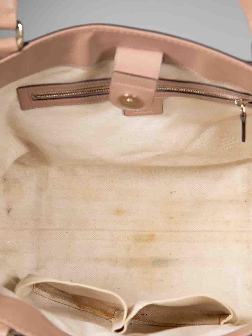 Gucci Beige GG Canvas & Leather Mayfair Tote Bag 1