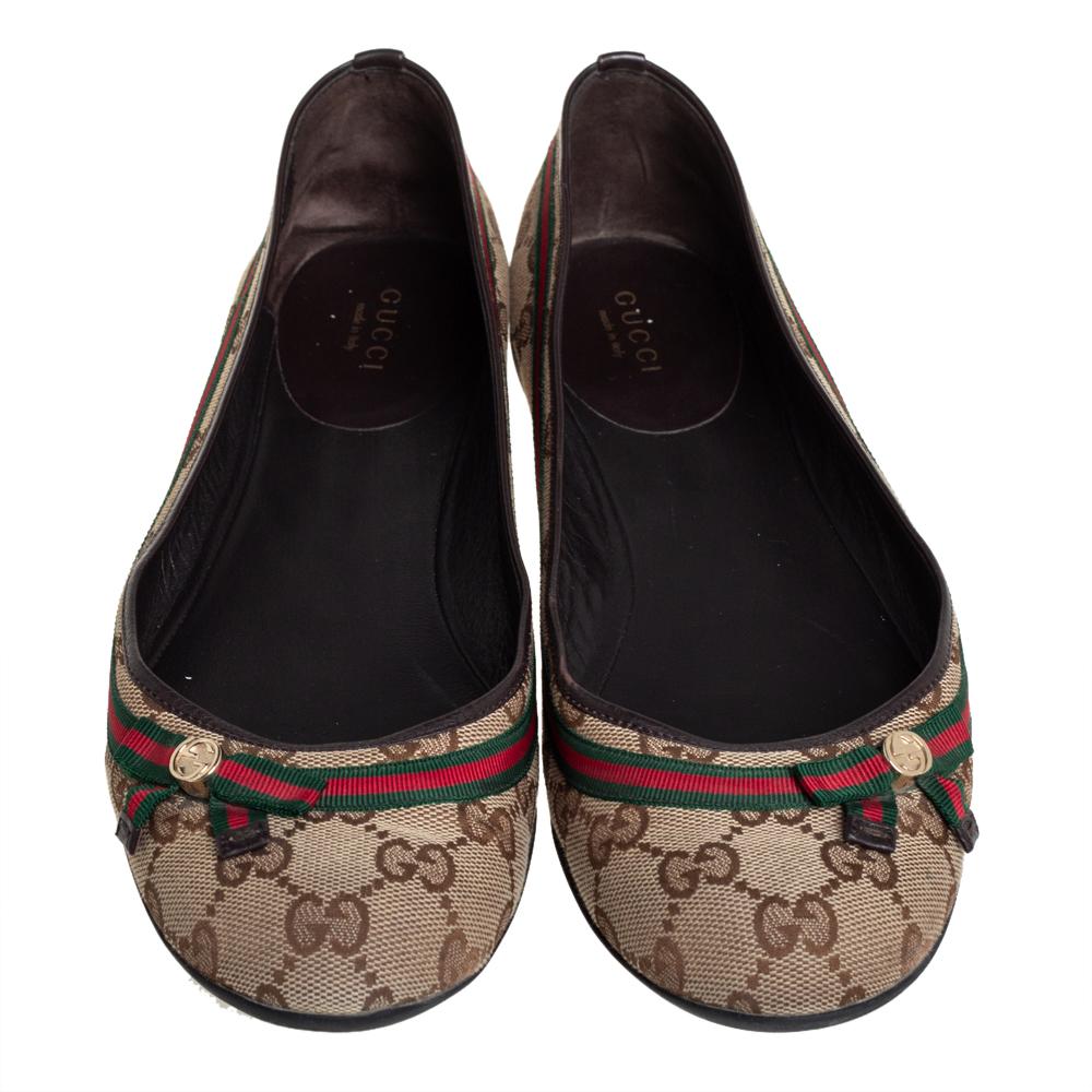 gucci bow flats