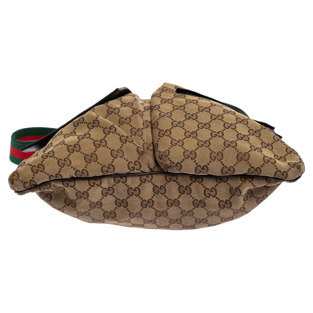Men's Gucci Beige GG Canvas Medium Messenger Bag