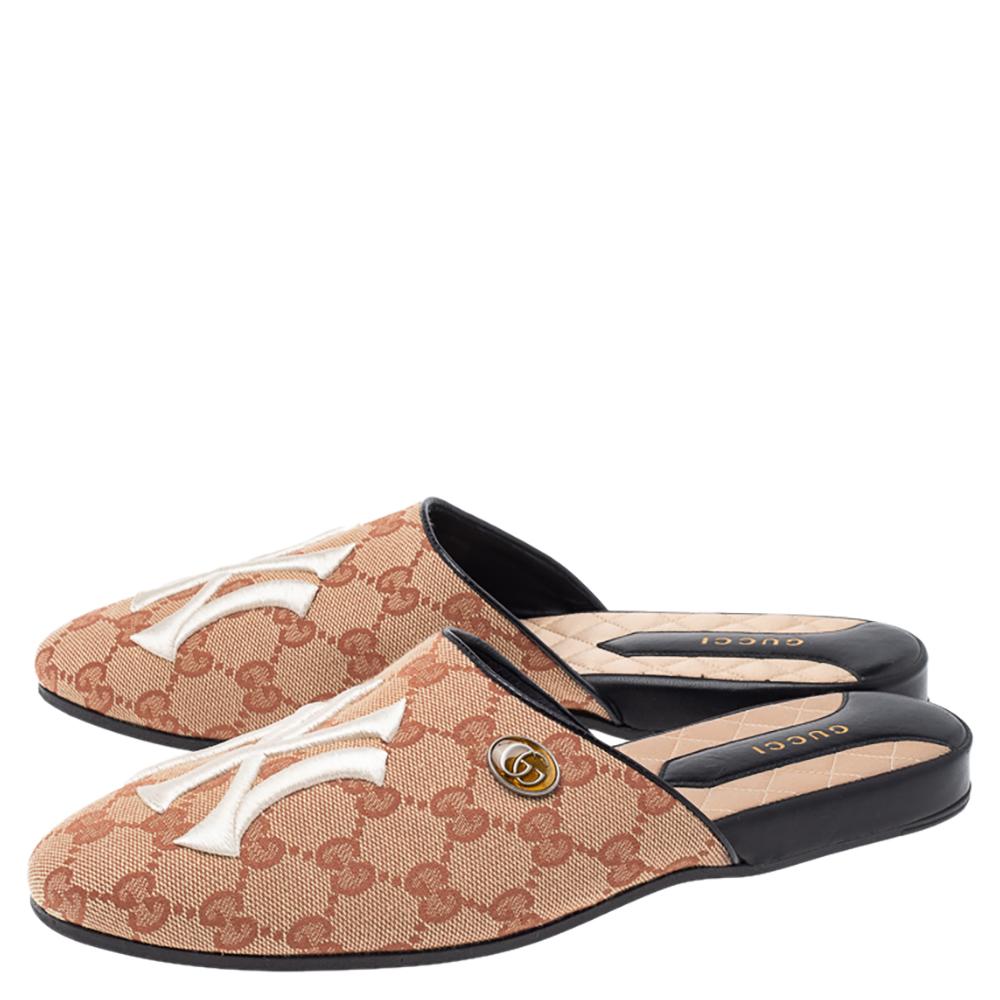 gucci mules beige