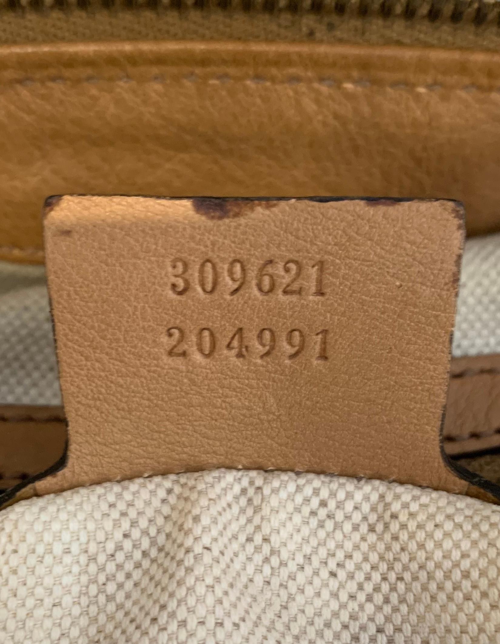 Gucci Beige GG Canvas Vintage Web Rania Tote Bag w/ Strap 309621 rt. $1, 820 5