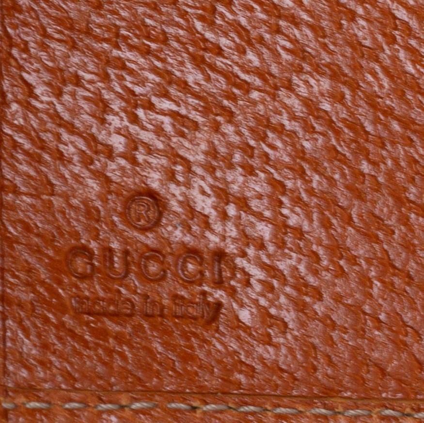 Gucci Beige GG Canvas Zip Around French Compact Wallet 6