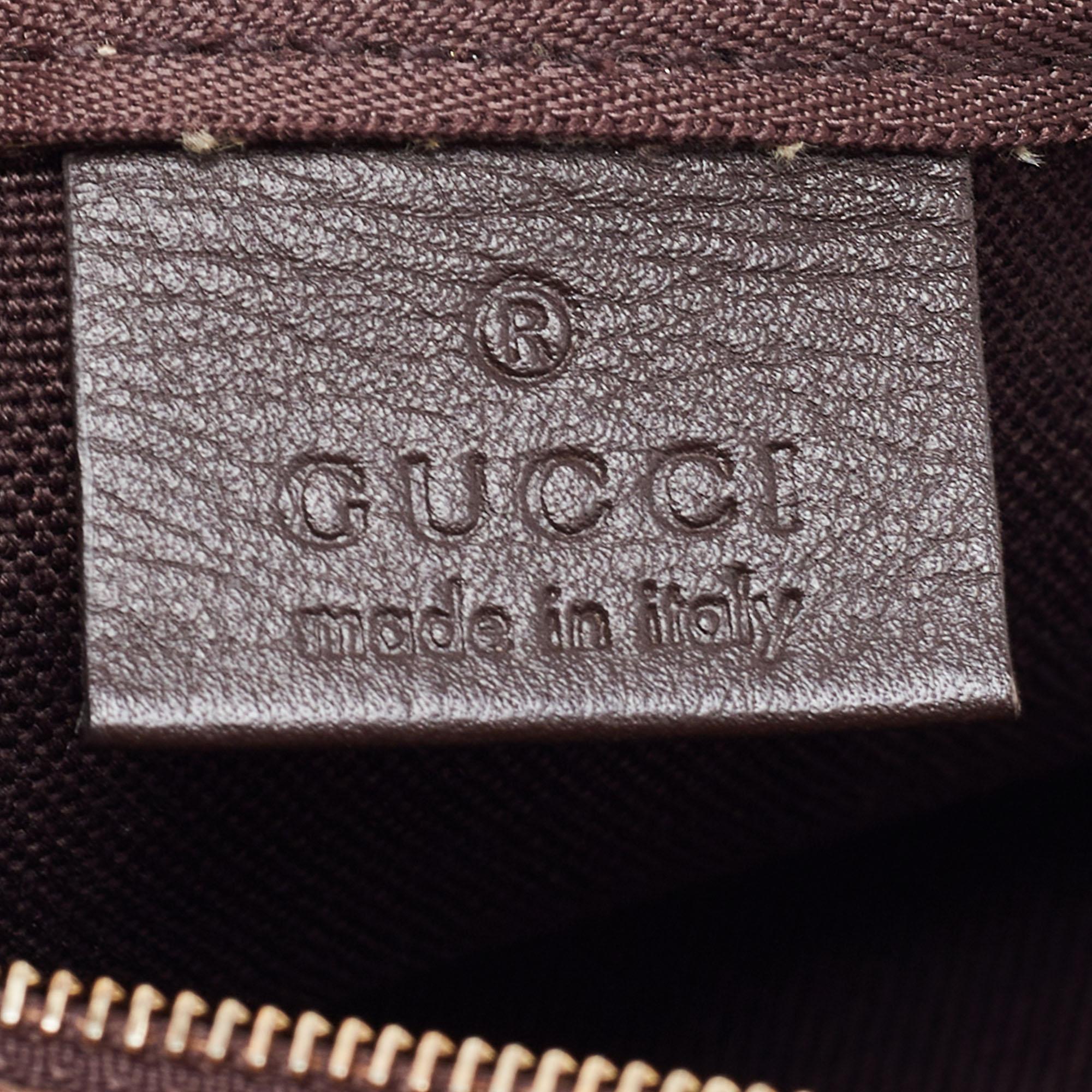 Gucci Beige GG Crystal Canvas Wallet on Chain 8