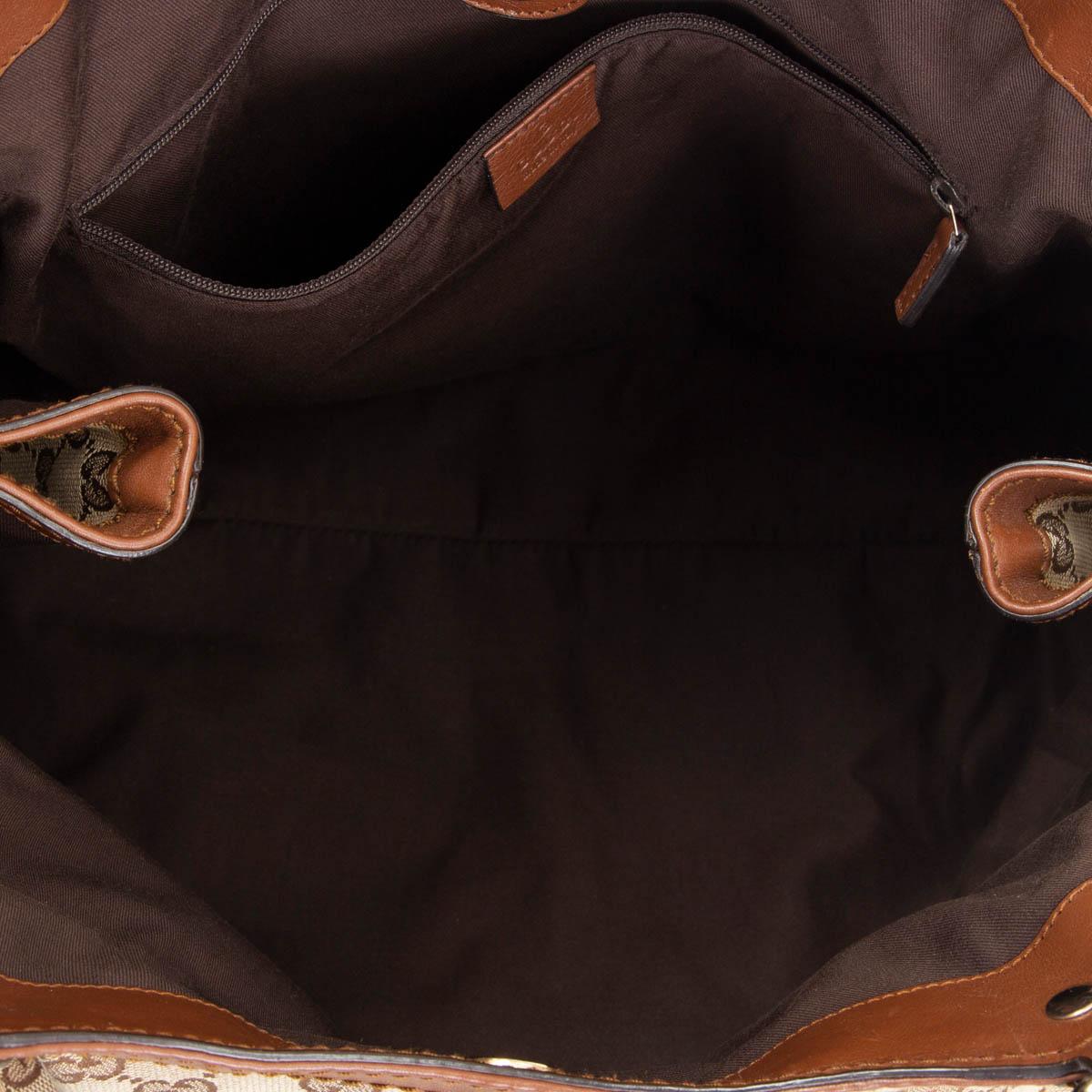 Women's GUCCI beige GG Monogram Canvas SUKEY LARGE Tote Bag