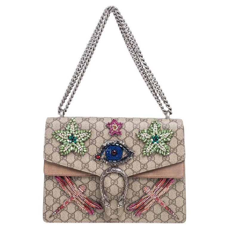 Gucci GG Supreme Medium Dionysus Shoulder Bag