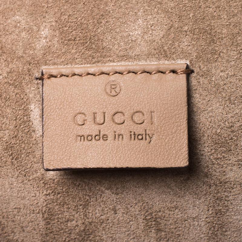 Gucci Beige GG Supreme Canvas Embroidered Small Dionysus Shoulder Bag 5