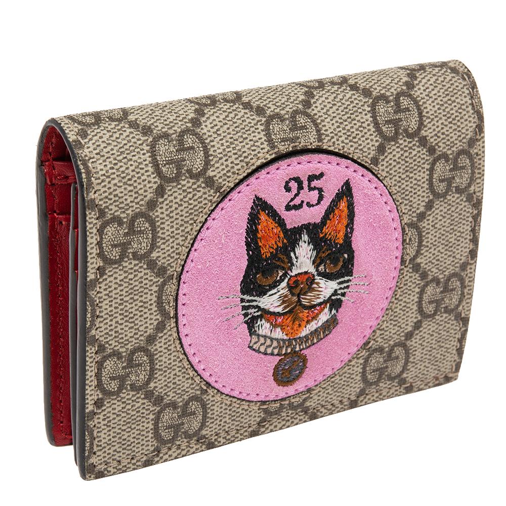 gucci mystic cat wallet