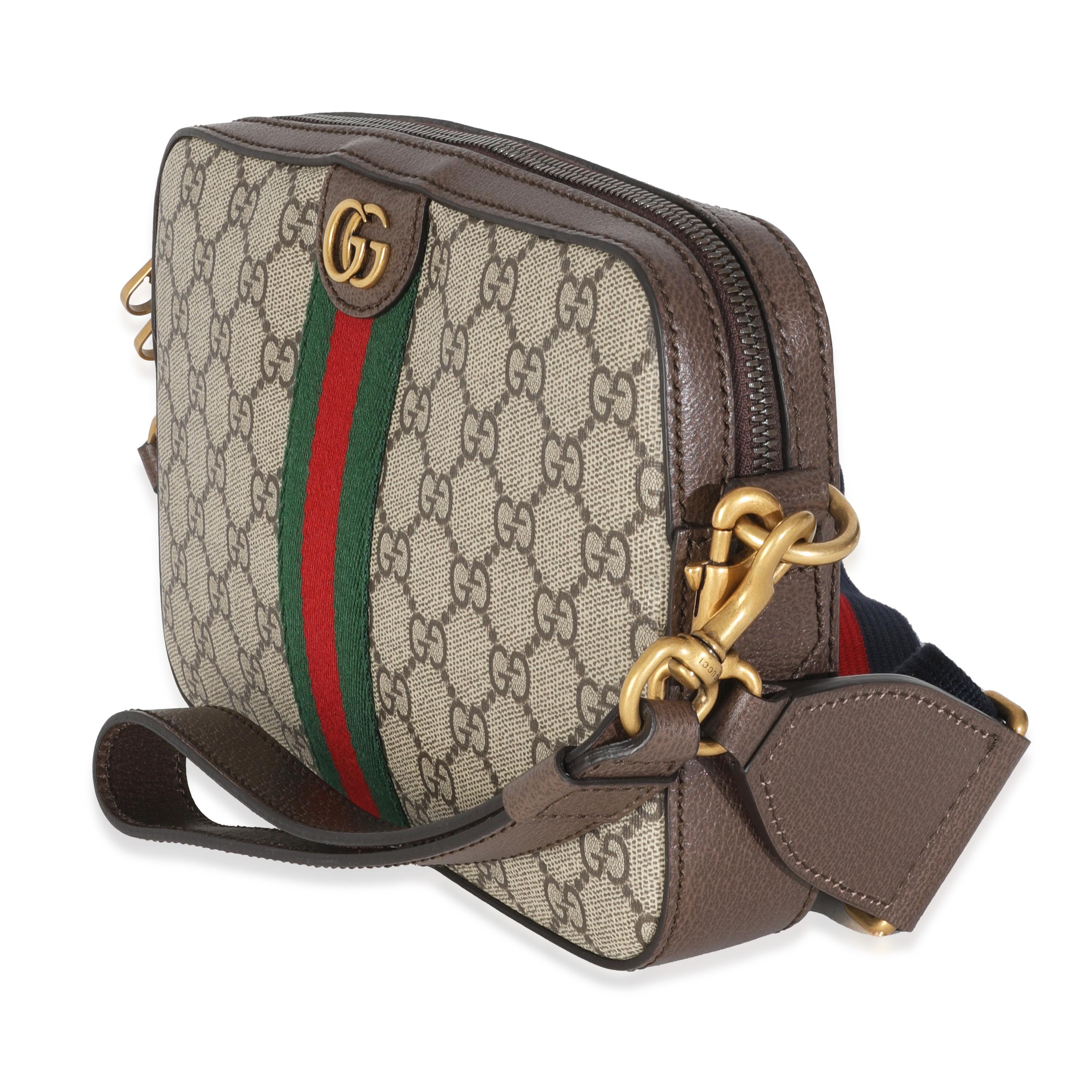 Women's Gucci Beige GG Supreme Canvas Ophidia Crossbody For Sale