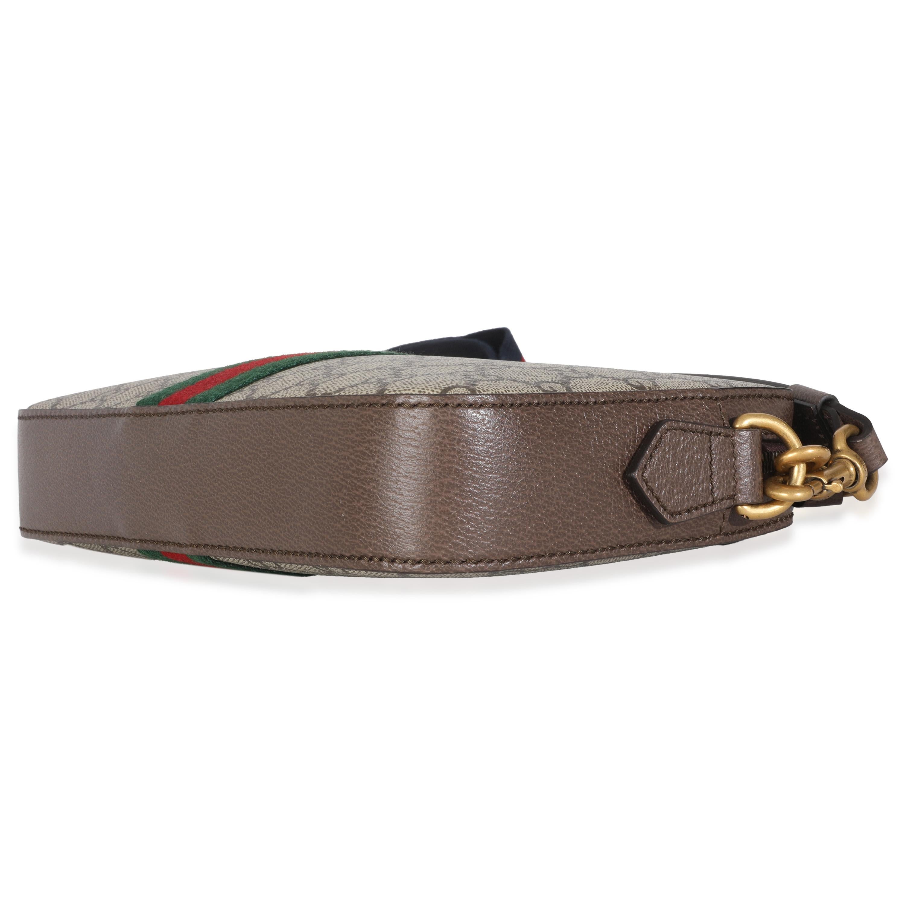 Gucci Beige GG Supreme Canvas Ophidia Crossbody For Sale 1