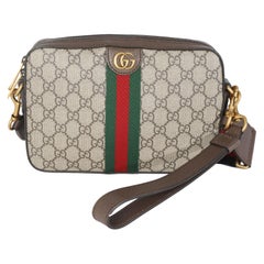 Gucci Beige GG Supreme Canvas Ophidia Crossbody