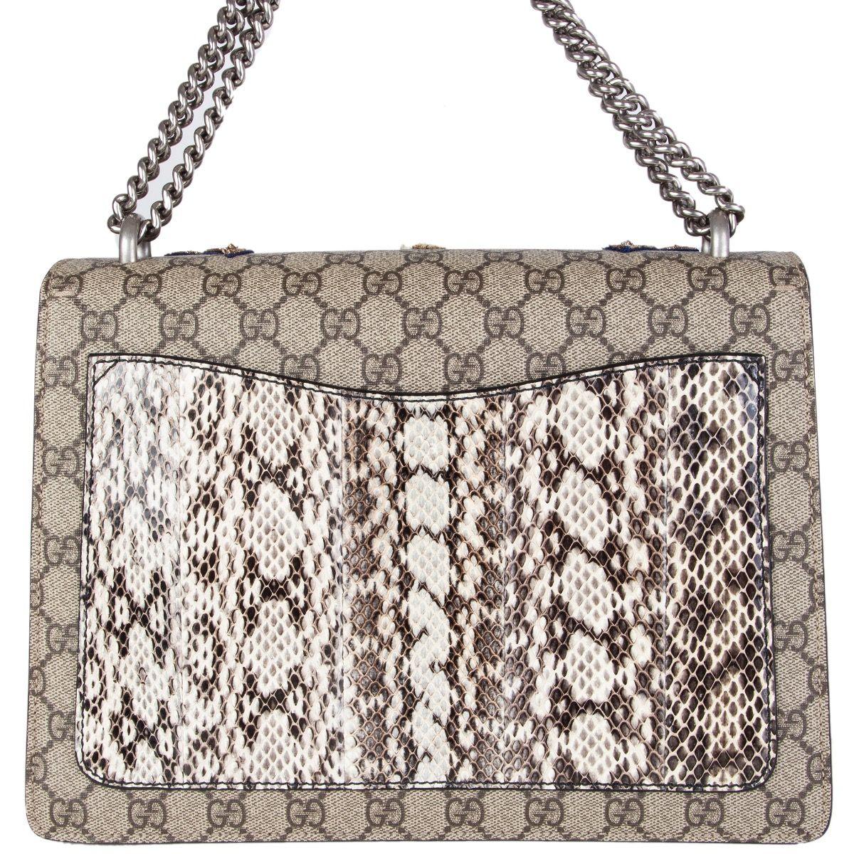 Beige GUCCI beige GG Supreme DIONYSUS EMBELLISHED Shoulder Bag