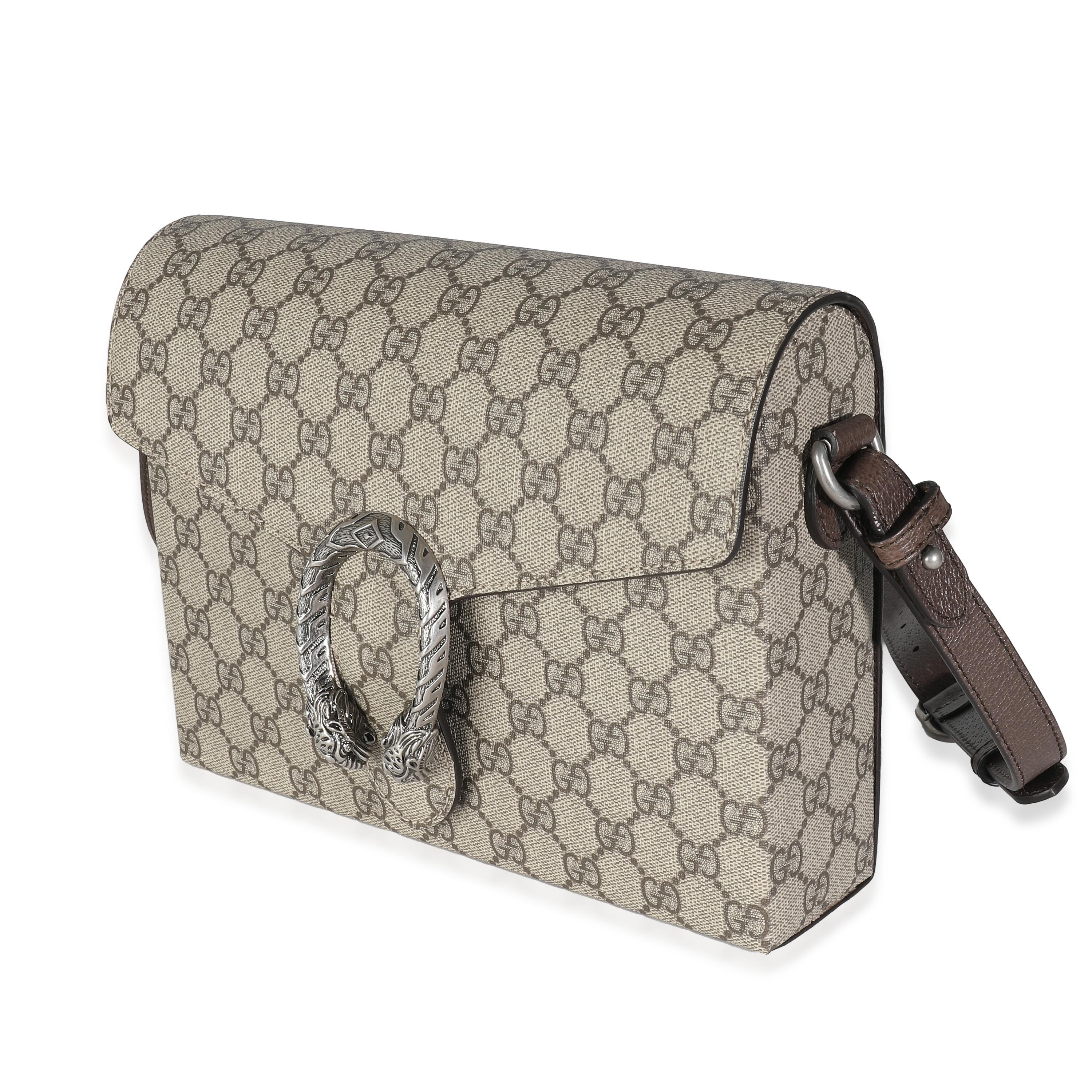 Women's or Men's Gucci Beige GG Supreme Dionysus Messenger Bag