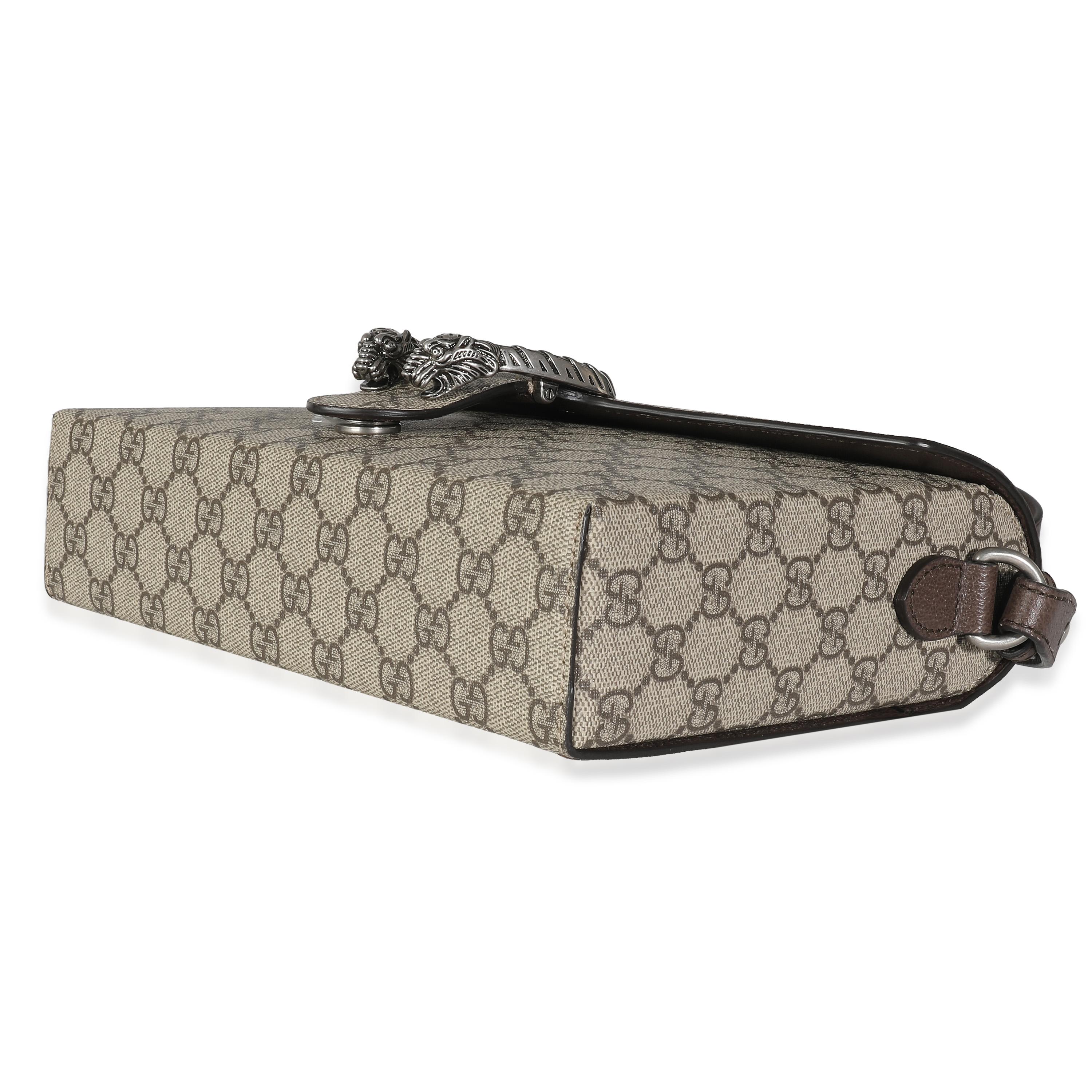 Gucci Beige GG Supreme Dionysus Messenger Bag 1