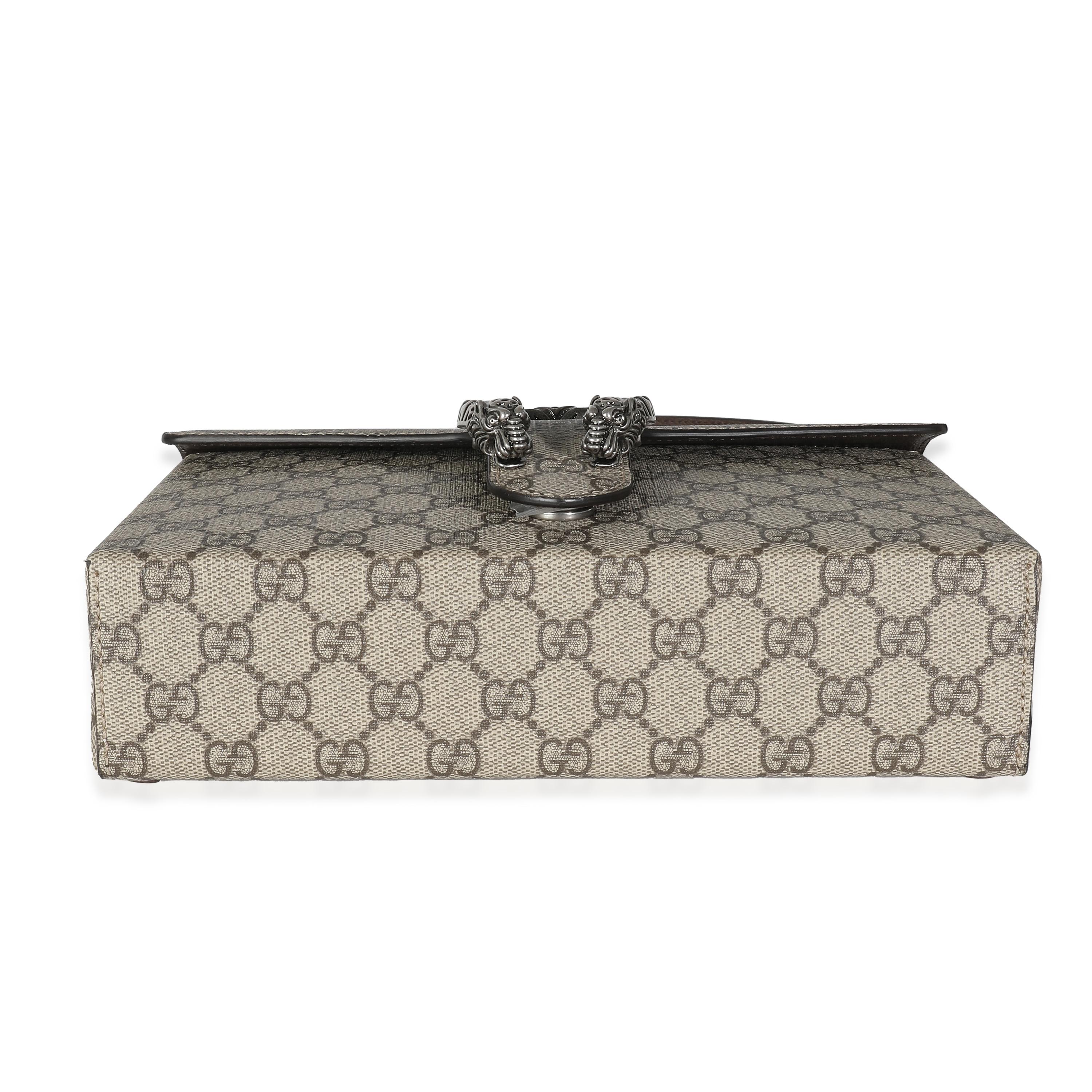 Gucci Beige GG Supreme Dionysus Messenger Bag 4