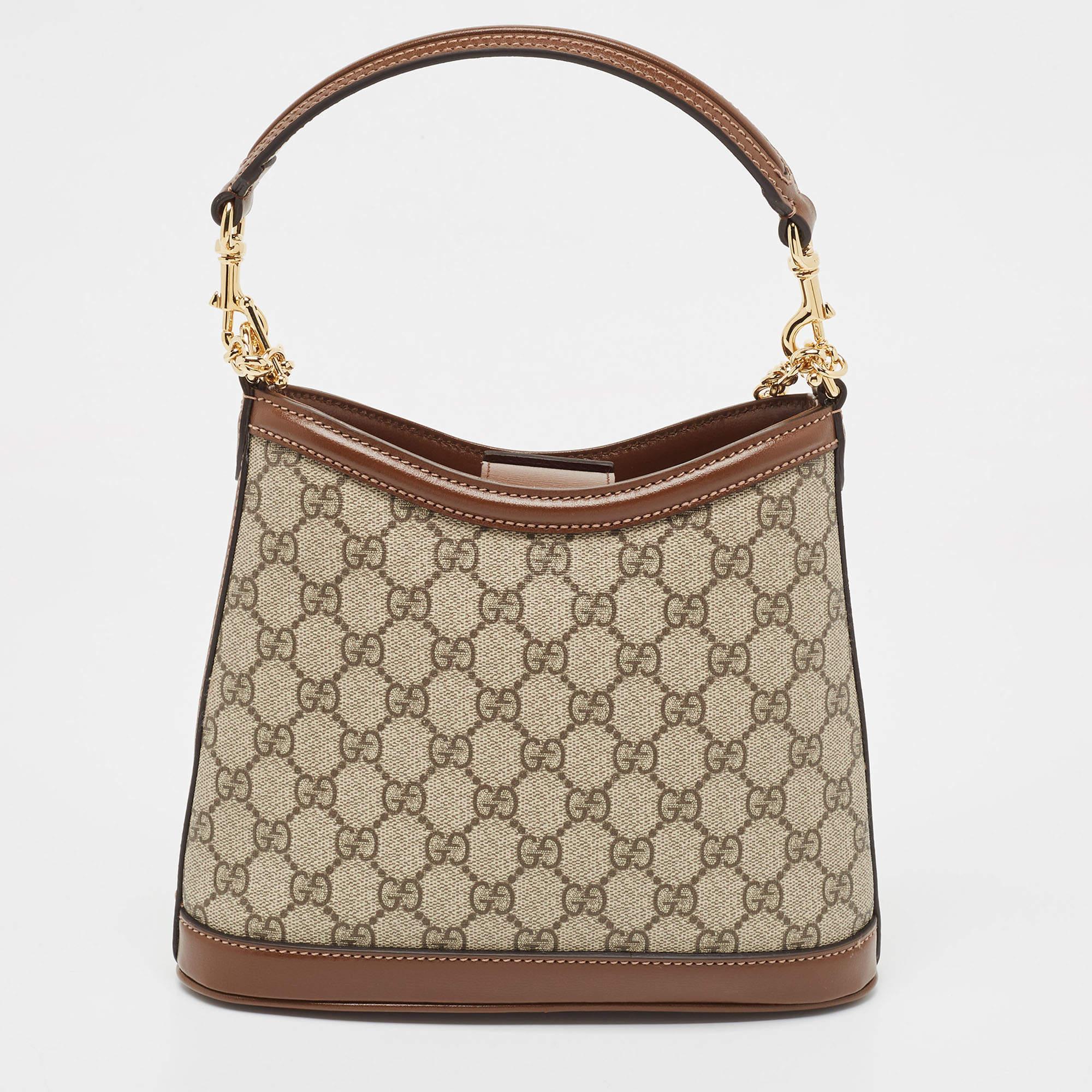 Indulge in timeless luxury with this Gucci bag for women. Meticulously crafted, this exquisite accessory embodies elegance, functionality, and style, making it the ultimate companion for every sophisticated woman.

Includes: Original Dustbag, Info