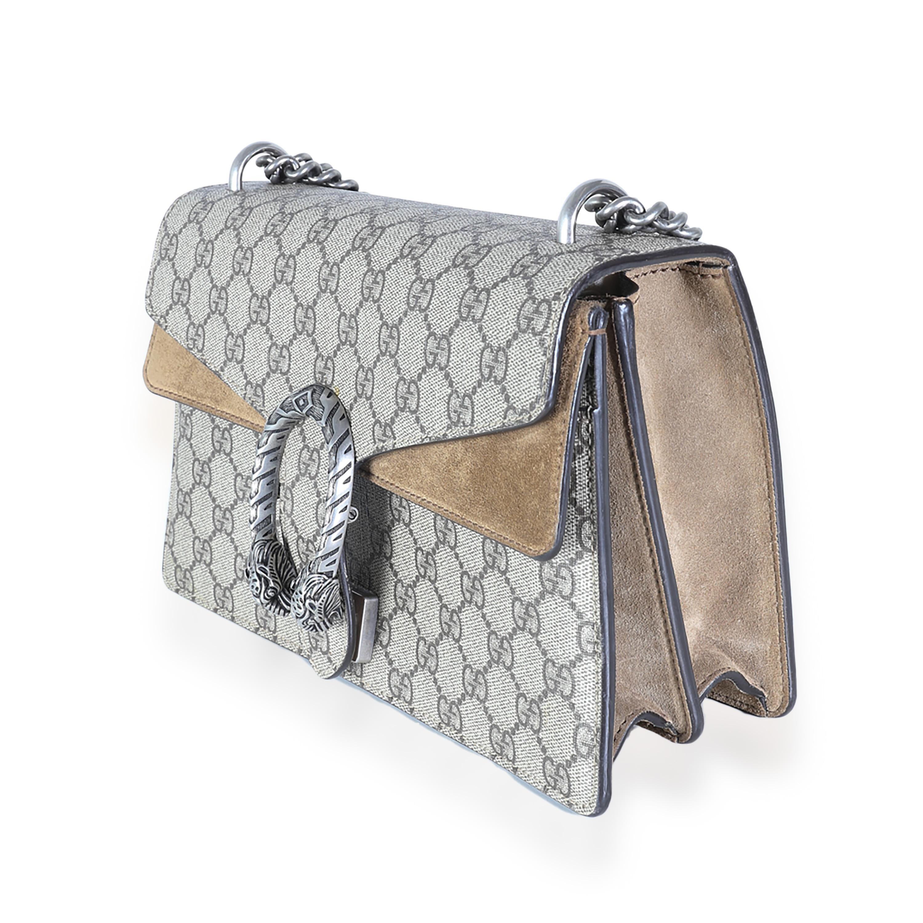 Gucci GG Supreme Petit Dionysus beige Excellent état - En vente à New York, NY