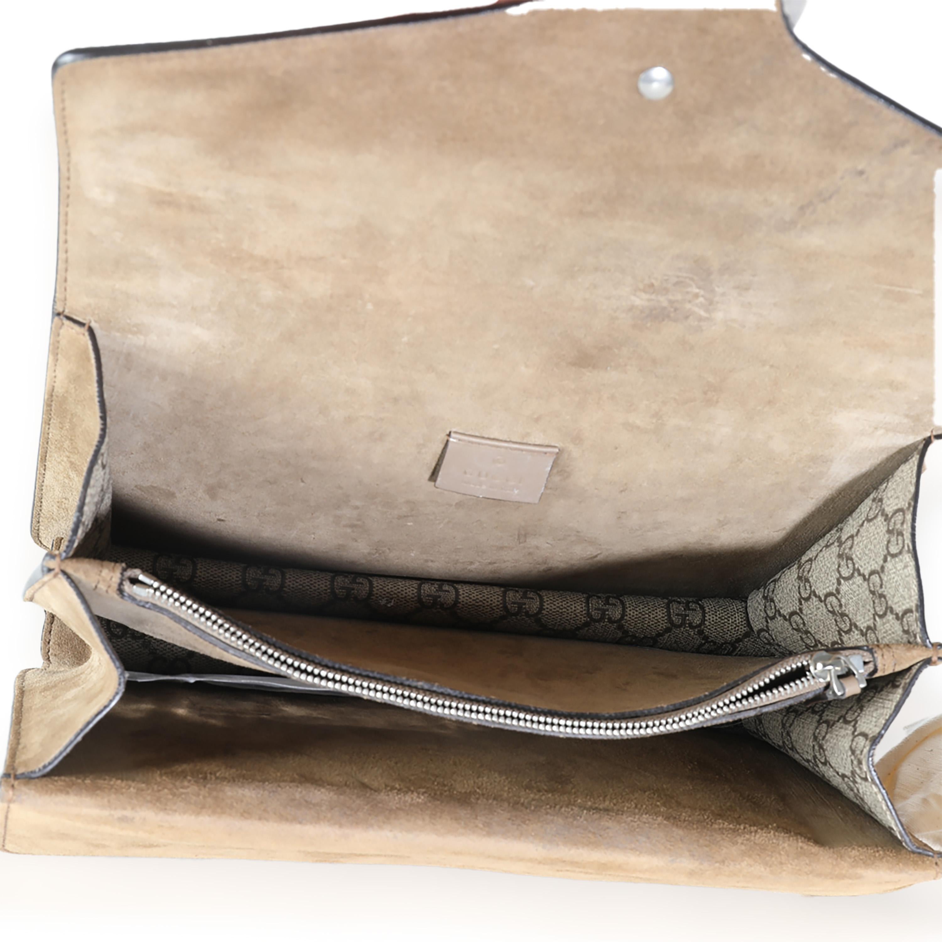 Gucci GG Supreme Petit Dionysus beige en vente 1