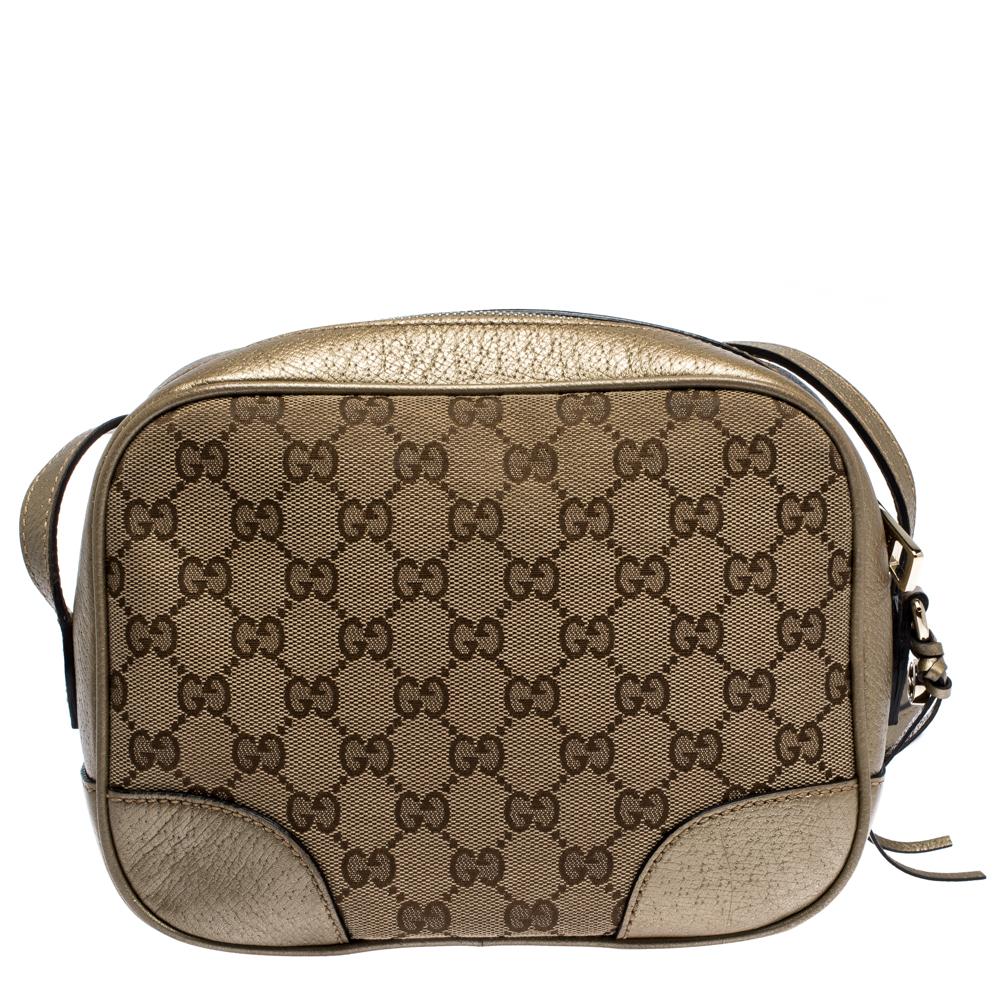 gucci gg canvas crossbody bag