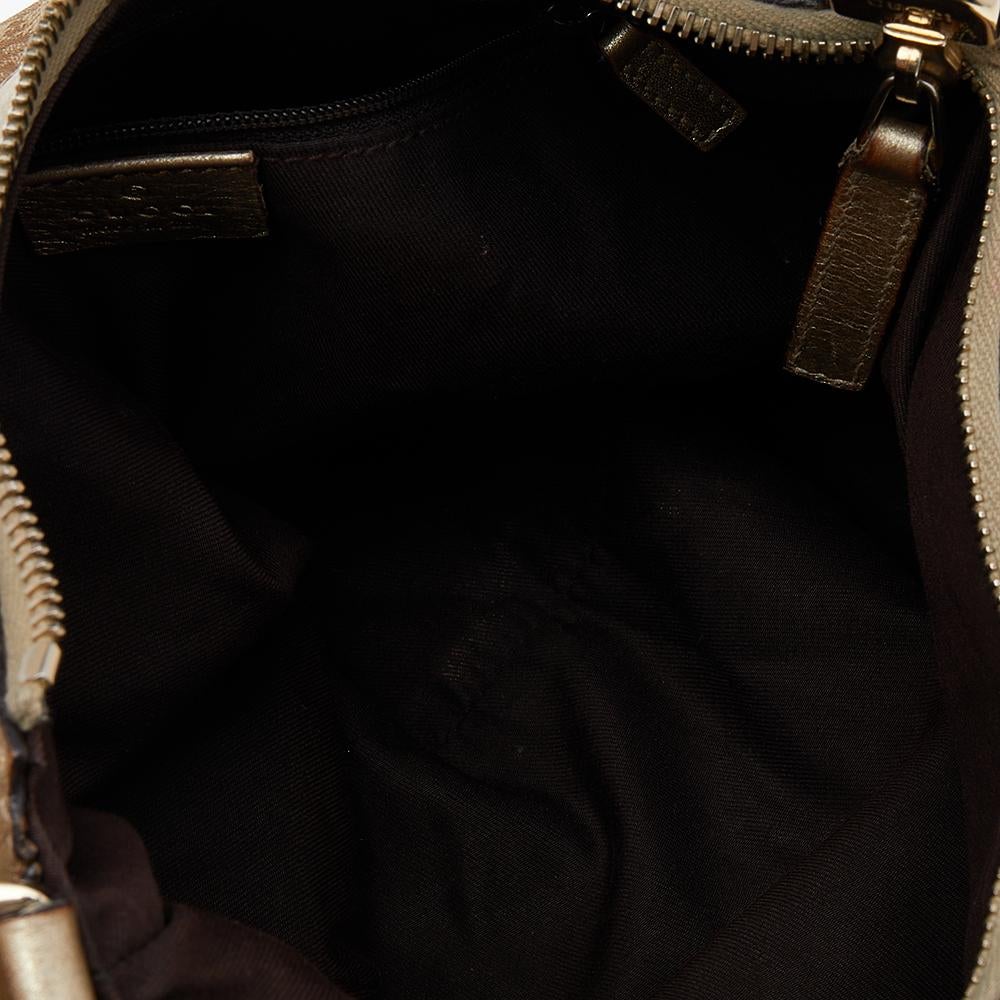 Gucci Beige/Oro GG in tela e pelle D. A. 3