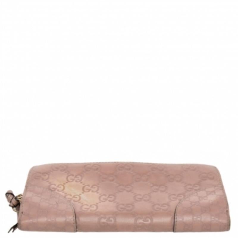 Gucci Beige Guccissima Leather Bree Bifold Wallet 3