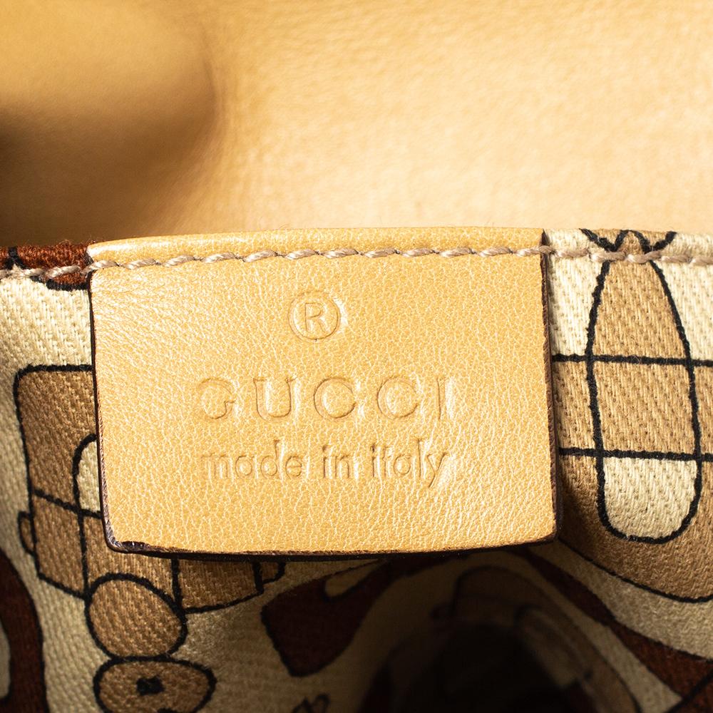 Gucci Beige Guccissima Leather Britt Tassel Shoulder Bag 3