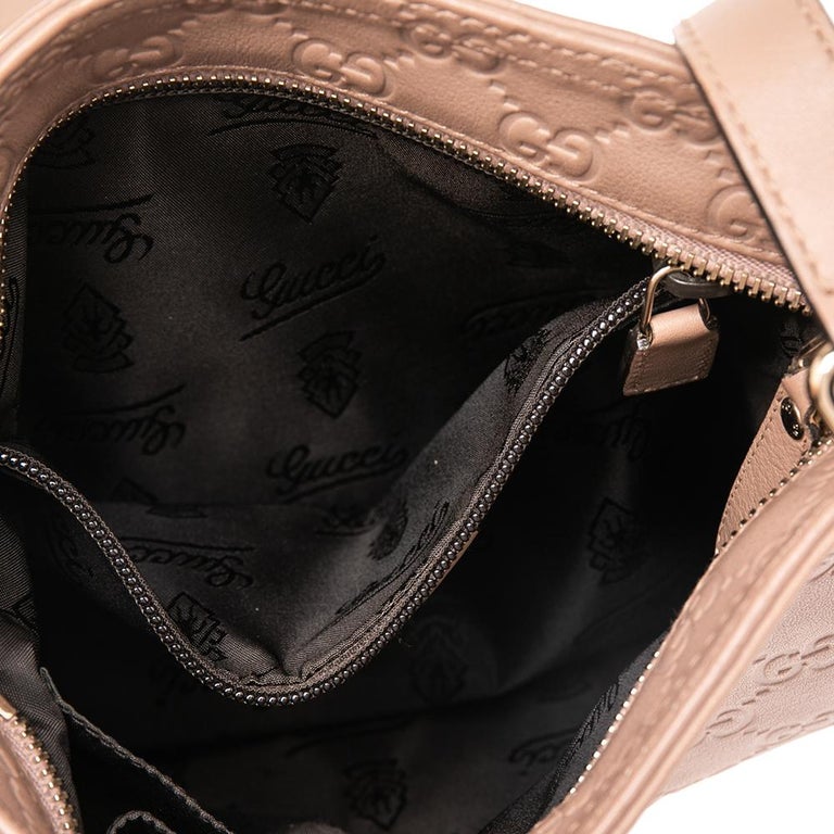 Gucci Beige Guccissima Leather Crossbody Bag at 1stDibs gucci guccissima crossbody