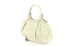 Gucci Beige Guccissima Leather GG Medium Sukey Hobo 74gz429s
