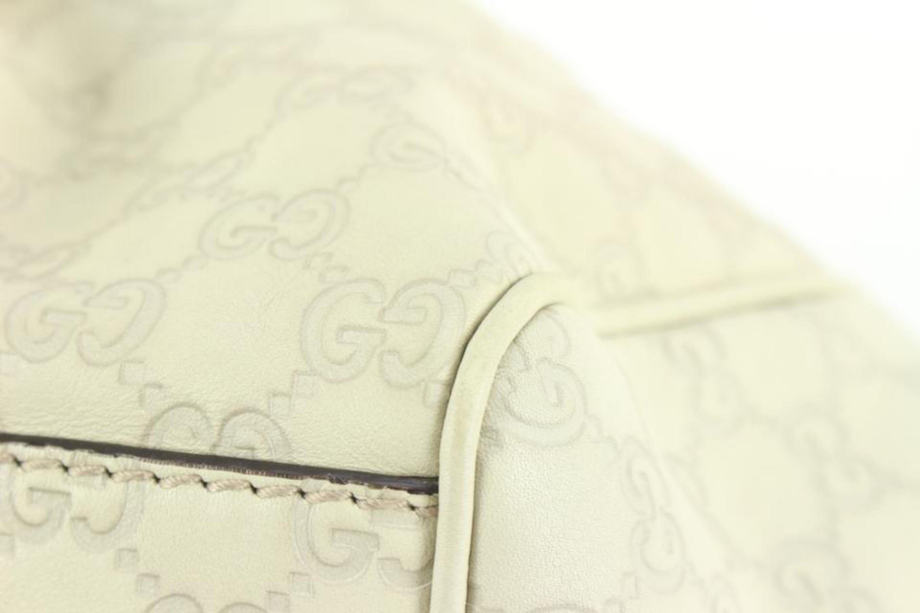 Gucci Beige Guccissima Leather GG Medium Sukey Hobo 74gz429s For Sale 1