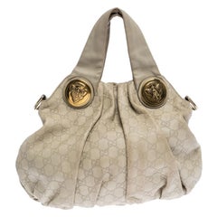 Gucci Beige Guccissima Leder Hysteria Kleine Hobo