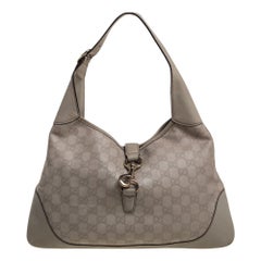 Used Gucci Beige Guccissima Leather Jackie O Hobo