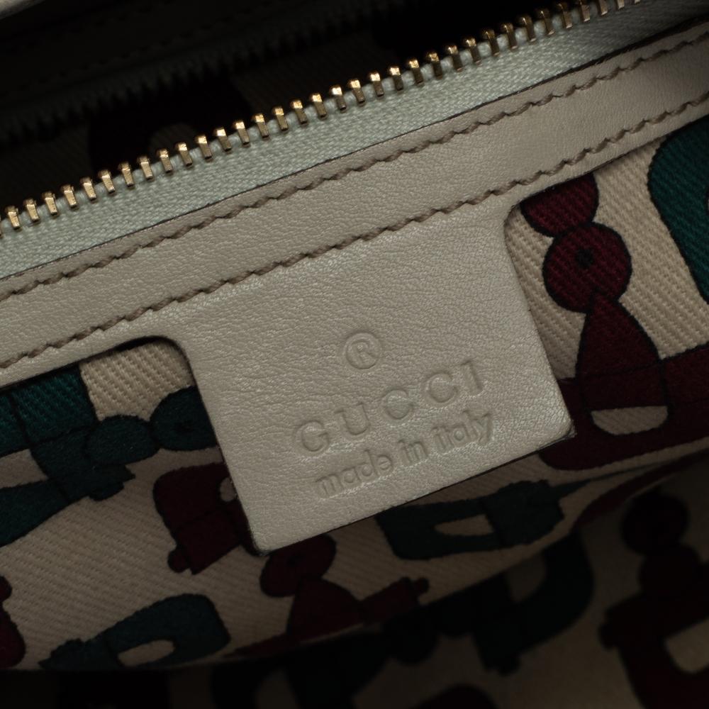 Gucci Beige Guccissima Leather Large Positano Scarf Tote 1