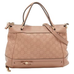 Gucci Beige Guccissima Leather Mayfair Bow Tote