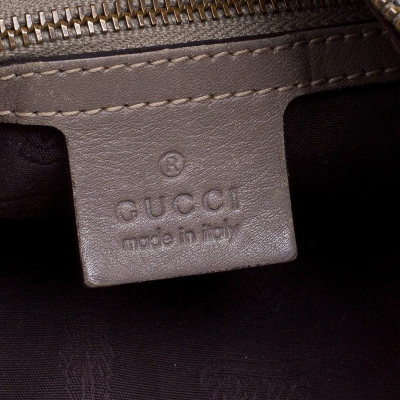 Gucci Beige Guccissima Leather Medium Jockey Hobo 2