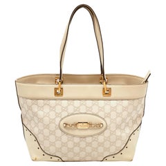 Gucci Beige Guccissima Leather Medium Punch Tote