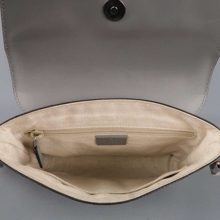 Gucci Monogram Canvas Crossbody Bag