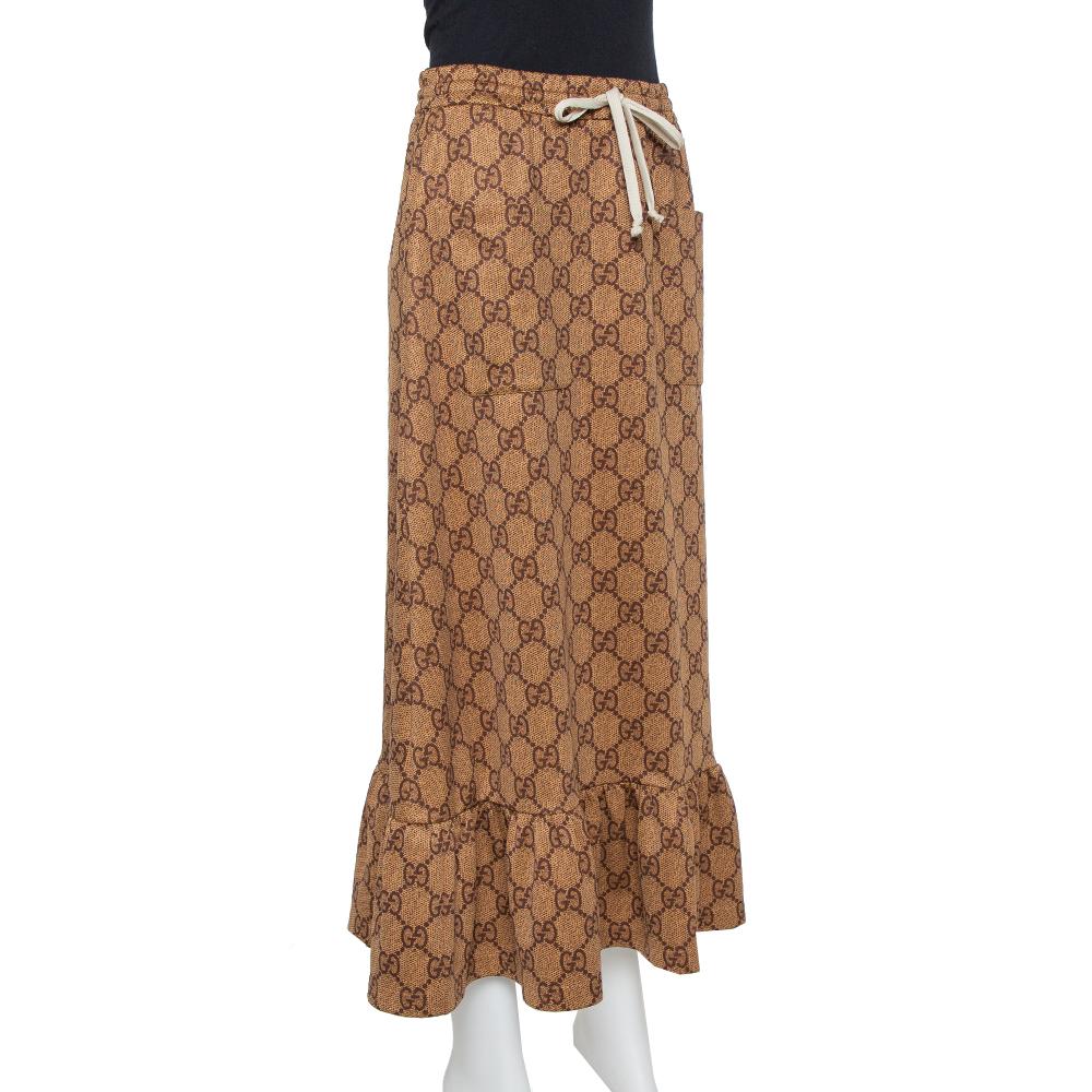 gucci monogram skirt