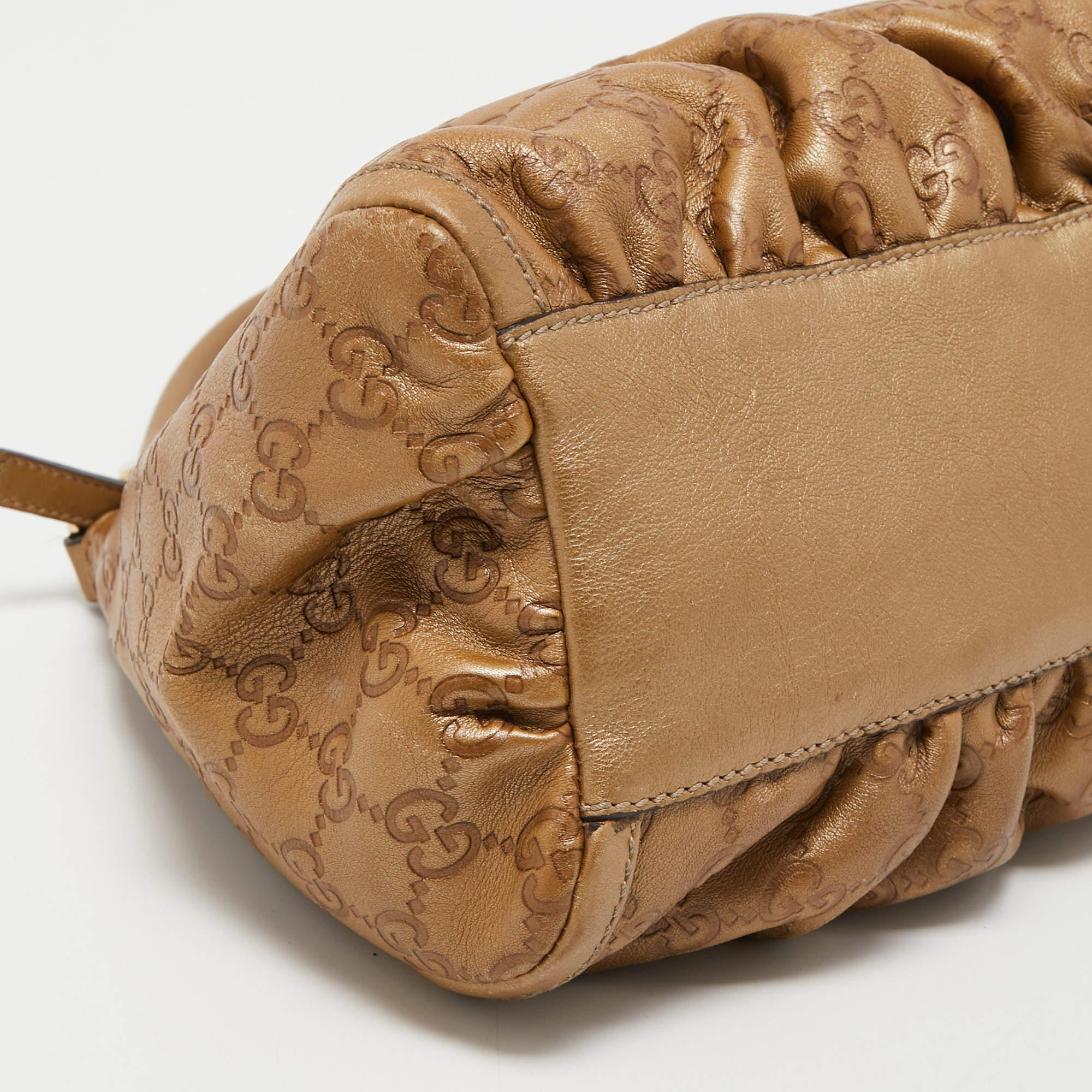 Gucci Beige Leather Abbey D-Ring Shoulder Bag 7