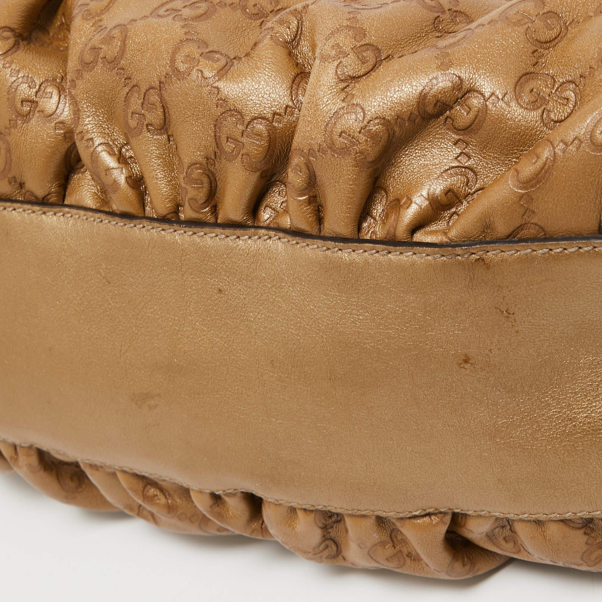 Gucci Beige Leather Abbey D-Ring Shoulder Bag 8