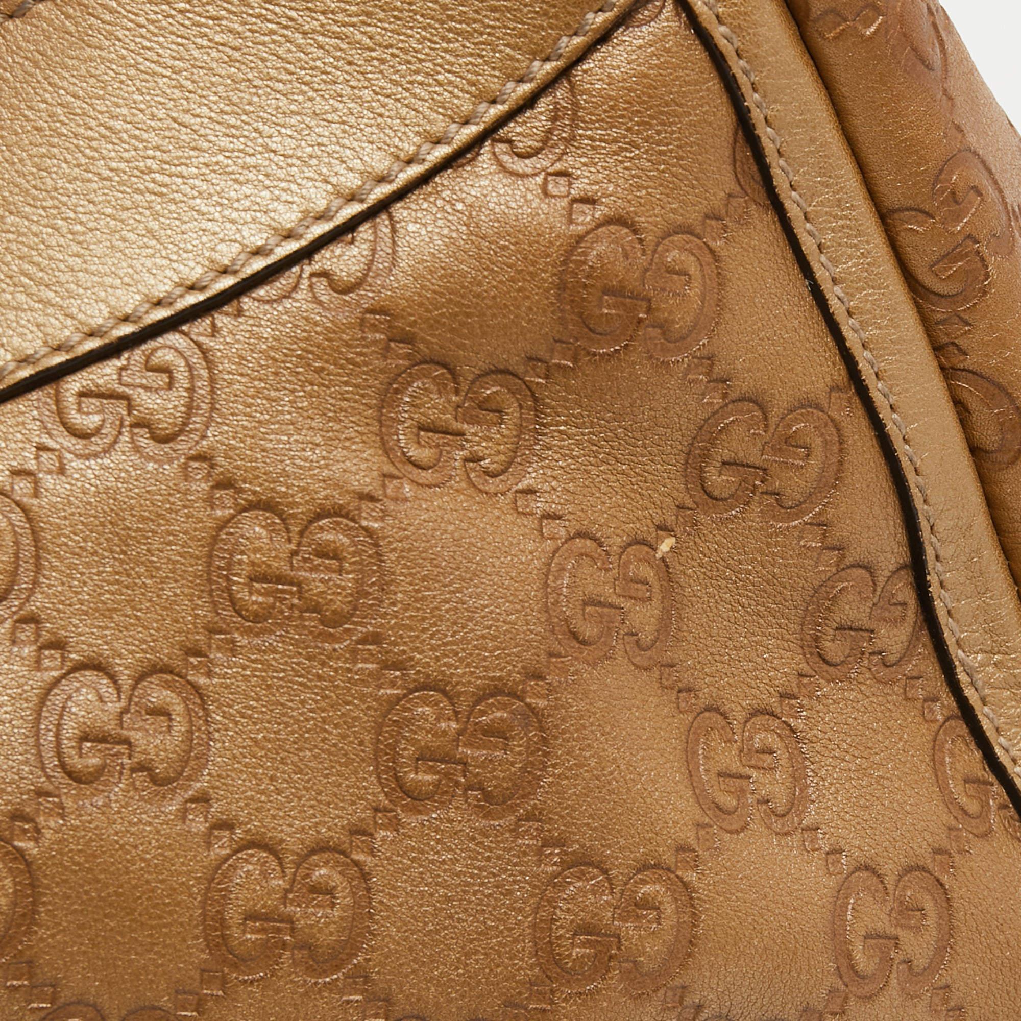 Gucci Beige Leather Abbey D-Ring Shoulder Bag 10