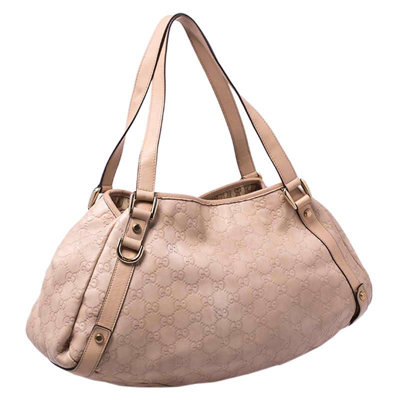 Gucci Beige Leather Abbey Hobo 7