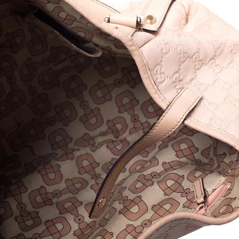Gucci Beige Leather Abbey Hobo 3